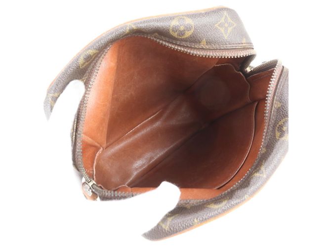 Borsa a tracolla Louis Vuitton Monogram Danube GM in pelle Marrone - vista 7