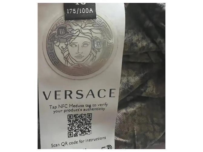 Versace Vestido Camisero de Viscosa con Estampado de Serpiente Castaño Estampado de leopardo - vista 7