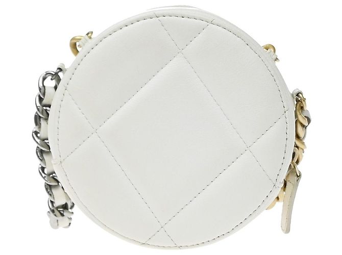 Chanel Chanel 19 Quilted Mini Blanc - vista 2