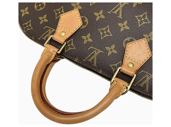 Borsa a mano Louis Vuitton Alma Marrone Monogramma - vista 6