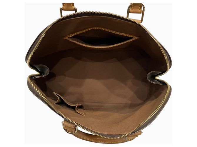 Borsa a mano Louis Vuitton Alma Marrone Monogramma - vista 7