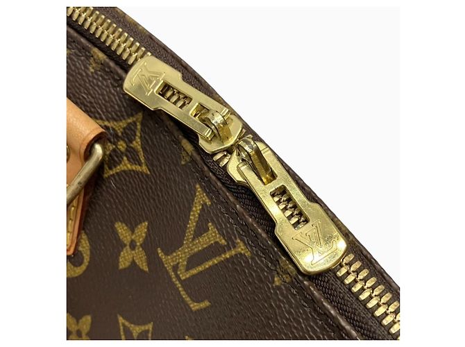 Borsa a mano Louis Vuitton Alma Marrone Monogramma - vista 9