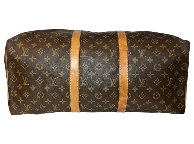 Borsa Boston Louis Vuitton Keepall 50 Marrone Monogramma - vista 3