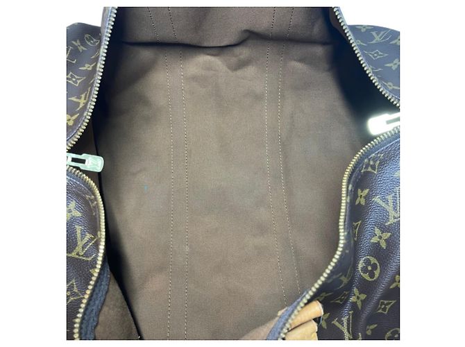 Borsa Boston Louis Vuitton Keepall 50 Marrone Monogramma - vista 5