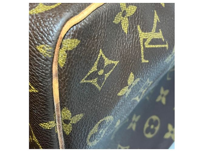 Borsa Boston Louis Vuitton Keepall 50 Marrone Monogramma - vista 7