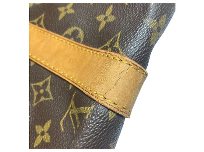Borsa Boston Louis Vuitton Keepall 50 Marrone Monogramma - vista 9