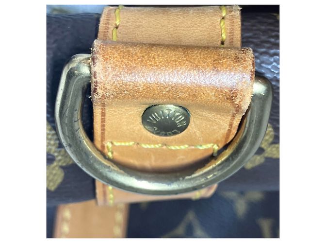 Louis Vuitton Keepall 55 Bandoulière Boston Bag Marrone Monogramma - vista 9