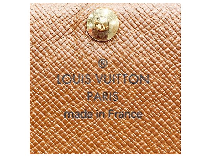 Louis Vuitton Monogram Bi-Fold Geldbörse Braun Monogramm - Ansicht 4