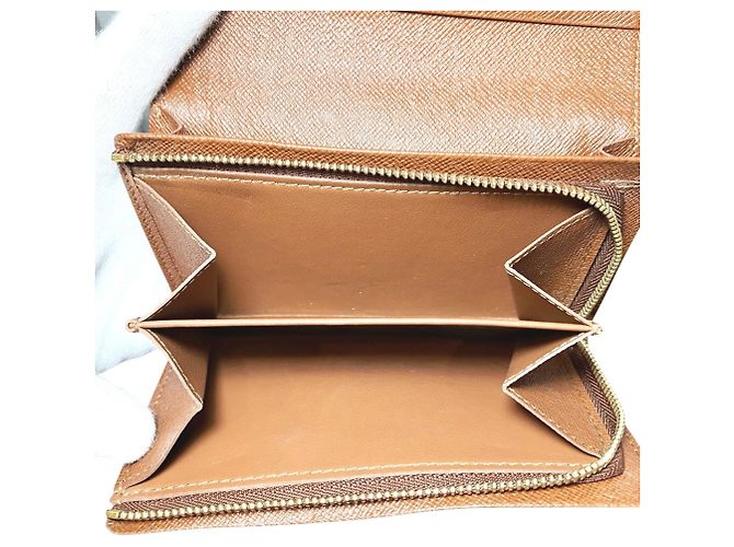Louis Vuitton Monogram Bi-Fold Geldbörse Braun Monogramm - Ansicht 5