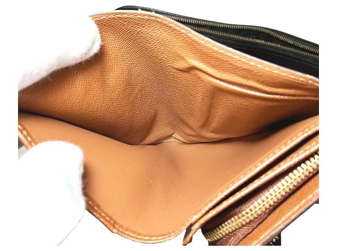Louis Vuitton Monogram Bi-Fold Geldbörse Braun Monogramm - Ansicht 6
