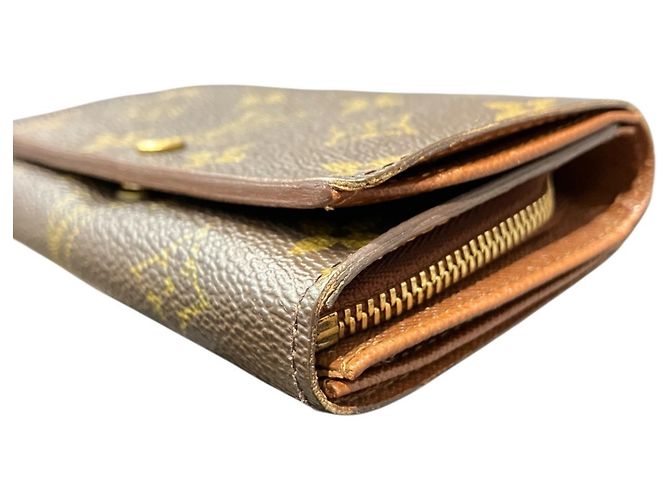 Louis Vuitton Monogram Bi-Fold Geldbörse Braun Monogramm - Ansicht 7