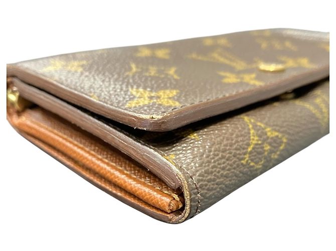 Louis Vuitton Monogram Bi-Fold Geldbörse Braun Monogramm - Ansicht 8