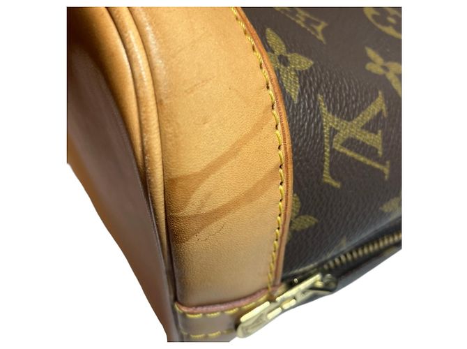 Borsa a mano Louis Vuitton Alma Marrone Monogramma - vista 6