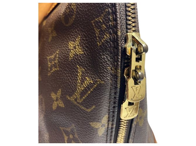 Borsa a mano Louis Vuitton Alma Marrone Monogramma - vista 8