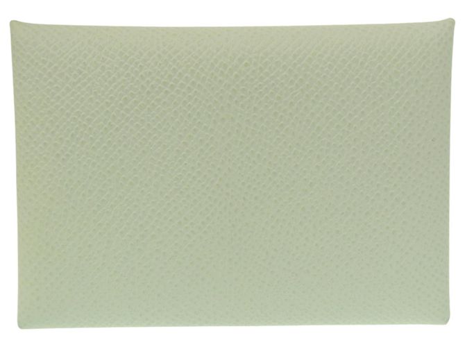 Hermès Tarjetero Hermes Calvi Duo Verde - vista 3
