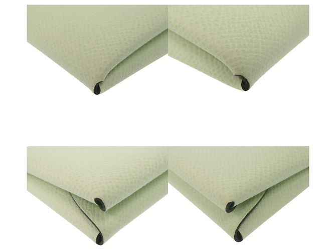 Hermès Tarjetero Hermes Calvi Duo Verde - vista 4