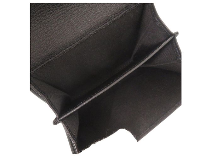 Tarjetero de piel Chanel Coco Mark Negro - vista 4
