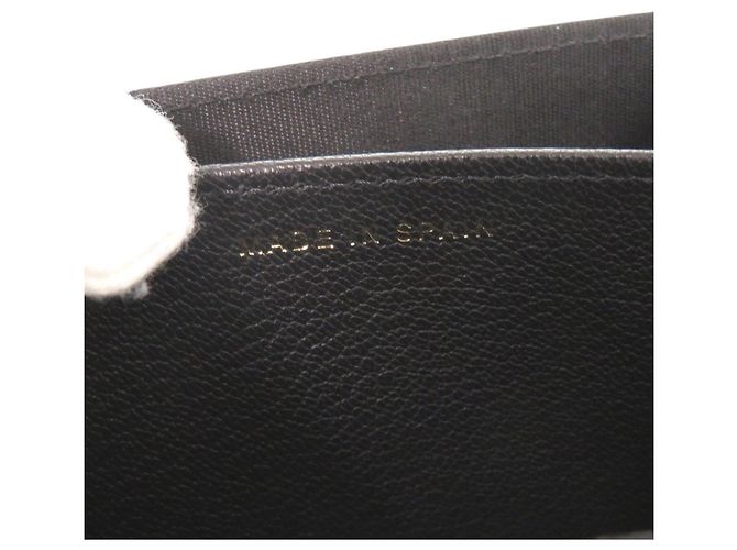 Tarjetero de piel Chanel Coco Mark Negro - vista 7