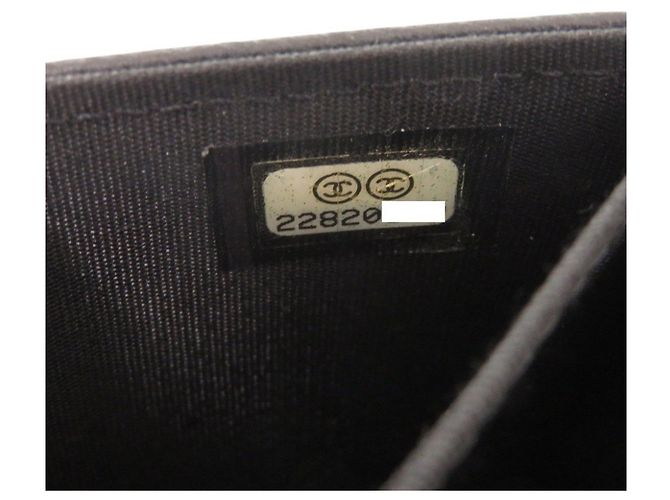 Tarjetero de piel Chanel Coco Mark Negro - vista 8