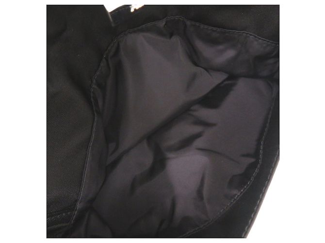 Pochette in nylon Prada con logo triangolare Nero - vista 5