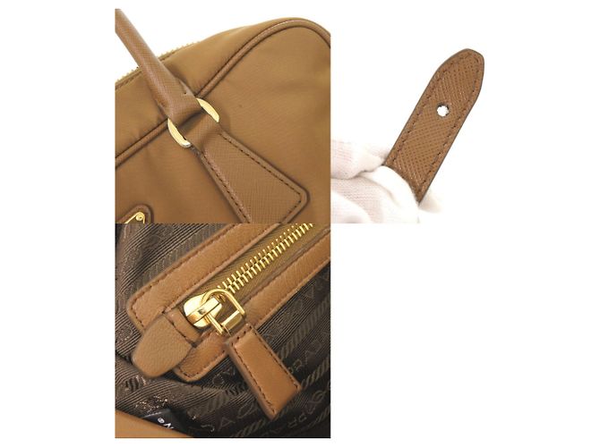 Borsa Prada Re-Edition 1978 Medium Triangle Logo Marrone - vista 10