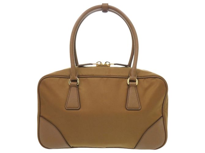 Borsa Prada Re-Edition 1978 Medium Triangle Logo Marrone - vista 3