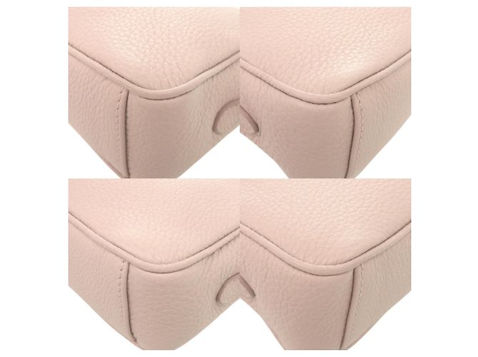 Mini borsa Prada Triangle Logo Beige - vista 5