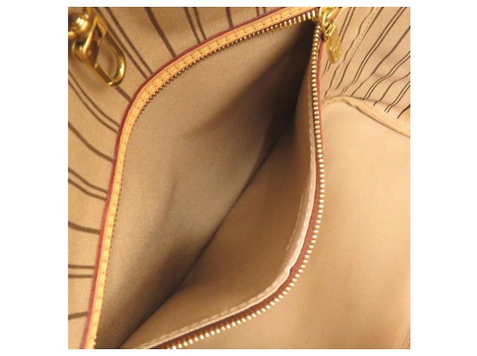 Borsa Louis Vuitton Neverfull MM Marrone Monogramma - vista 6