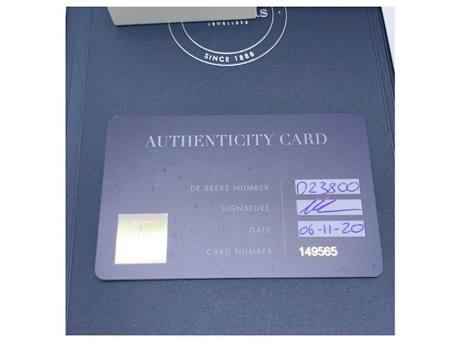 Orecchini De Beers Enchanted Lotus in Platino e Diamanti Argento - vista 5