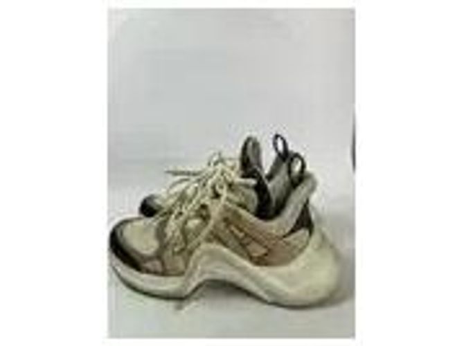Louis Vuitton Archlight Sneaker aus Leder und Monogramm-Canvas Braun Schwarz Beige - Ansicht 2