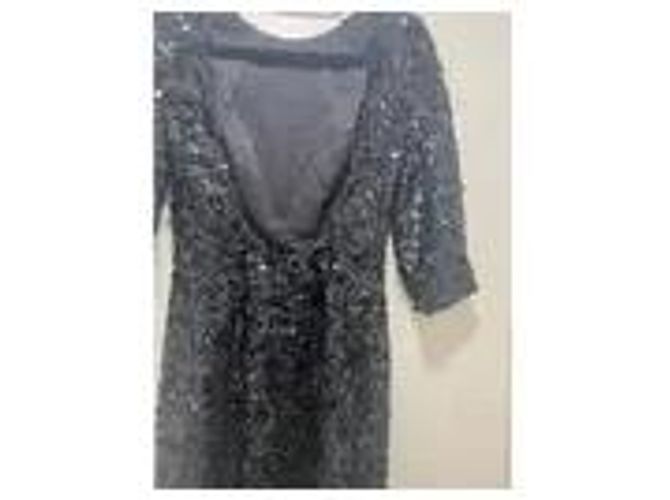 Autre Marque Schwarzes Paillettenkleid - Ansicht 2