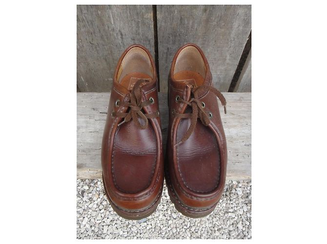 Autre Marque Scarpe Derby Annapurna in pelle marrone con cucitura Norvegese - vista 3