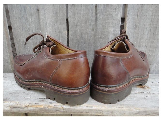 Autre Marque Scarpe Derby Annapurna in pelle marrone con cucitura Norvegese - vista 4