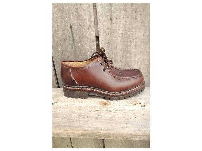 Autre Marque Scarpe Derby Annapurna in pelle marrone con cucitura Norvegese - vista 9