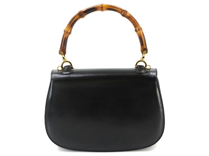 Borsa Gucci Bamboo Mini 2-way Nero - vista 2