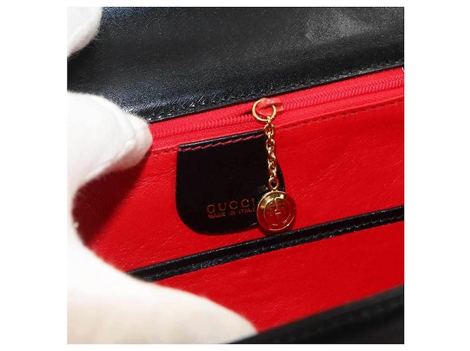 Borsa Gucci Bamboo Mini 2-way Nero - vista 7
