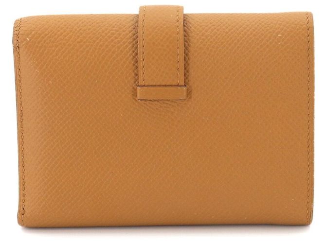 Hermès Cartera tri-fold Hermes Bearn Combination Verso Castaño - vista 3