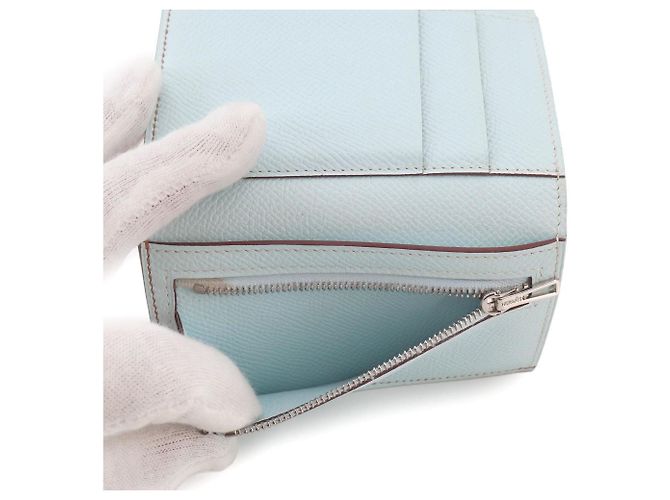 Hermès Cartera tri-fold Hermes Bearn Combination Verso Castaño - vista 6