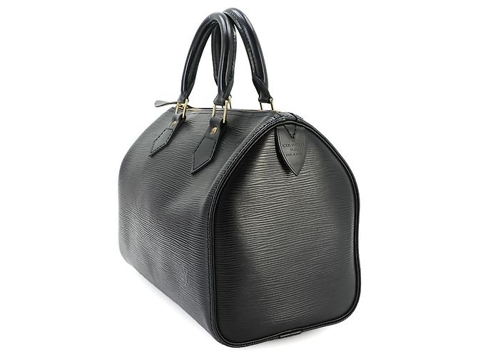 Borsa Louis Vuitton Epi Speedy 25 Nero - vista 2