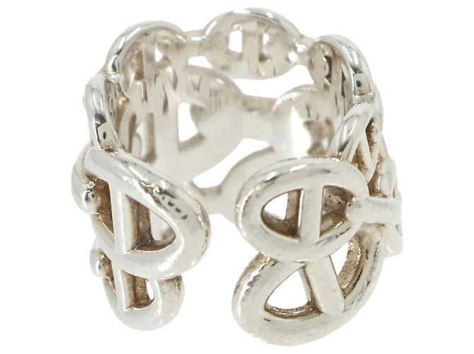 Hermès Hermes Chaine d'Ancre Enchainee GM Ring Silber - Ansicht 2