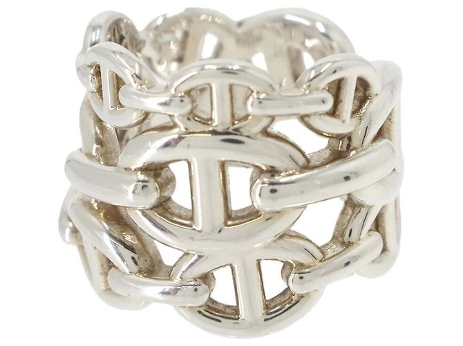 Hermès Hermes Chaine d'Ancre Enchainee GM Ring Silber - Ansicht 3