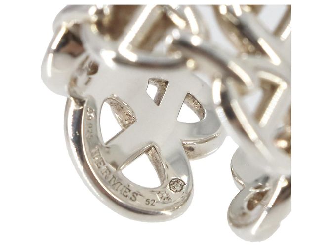 Hermès Hermes Chaine d'Ancre Enchainee GM Ring Silber - Ansicht 4