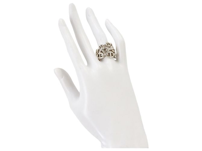 Hermès Hermes Chaine d'Ancre Enchainee GM Ring Silber - Ansicht 6