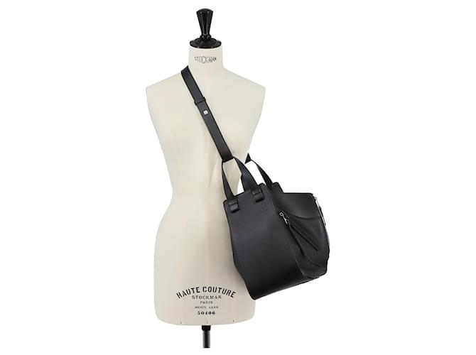 Borsa a mano 2-Way LOEWE Hammock Medium Nero - vista 8