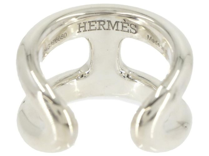 Ring Hermès Anello Hermes Osmose PM #50 in Argento - vista 3