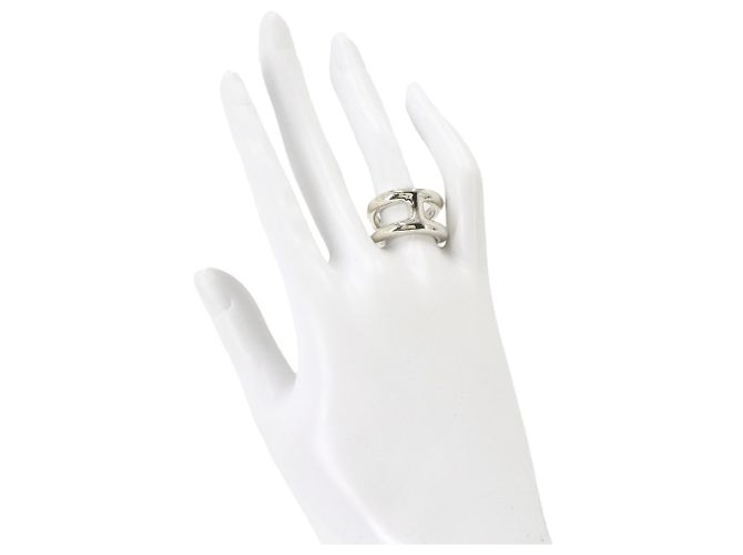 Ring Hermès Anello Hermes Osmose PM #50 in Argento - vista 5