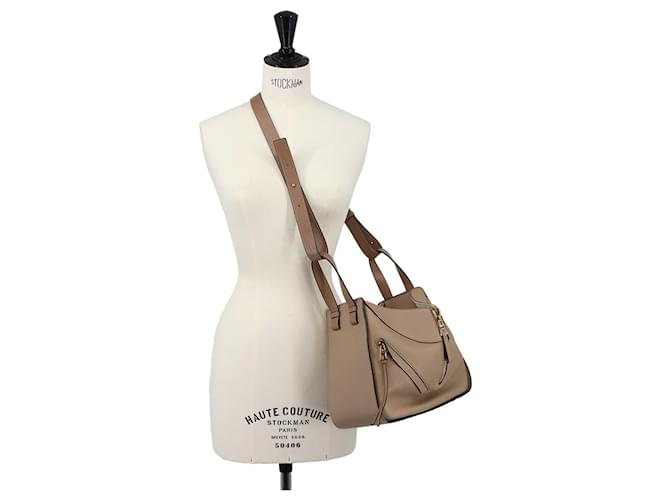 Borsa a mano/spalla Loewe Hammock Small Marrone Beige - vista 8