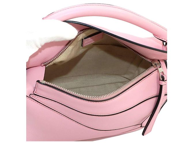 Borsa Loewe Puzzle Small Rosa - vista 6