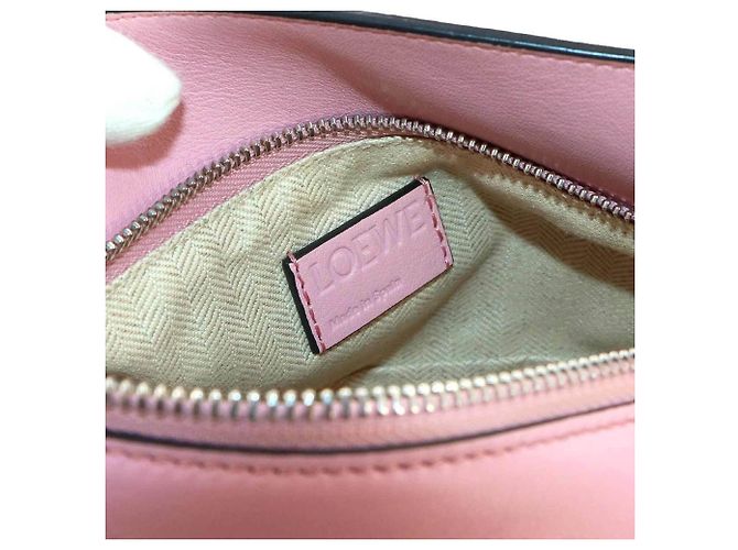 Borsa Loewe Puzzle Small Rosa - vista 7