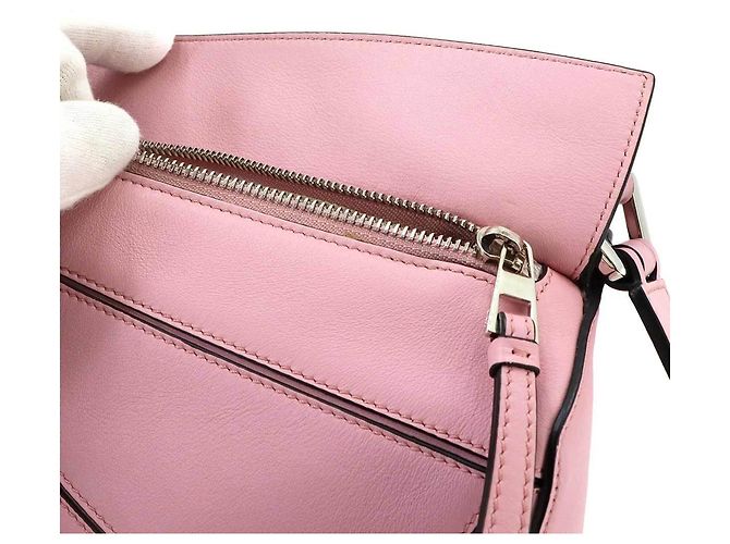 Borsa Loewe Puzzle Small Rosa - vista 8